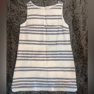 Striped Knee Length Dress